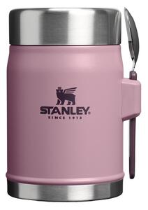 Vijolična termovka za hrano iz nerjavečega jekla 400 ml Legendary Food Jar + Spork Purple Smoke – Stanley