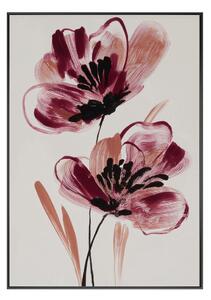 Tiskana slika z okvirjem/na platnu 70x100 cm Burgundy Blooms – Styler