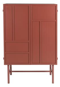 Rdeča kovinska omarica 70x105x35 cm Davis – White Label