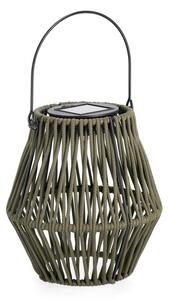 Kaki zelena LED lanterna s solarnim panelom (višina 17 cm) Juny – Yes Everyday