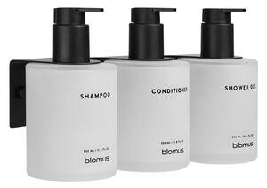 Beli stekleni stenski dozirniki za milo v kompletu 3 ks 350 ml Kirei – Blomus