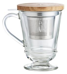 Steklena skodelica s cedilom 270 ml Abeille – La Rochére