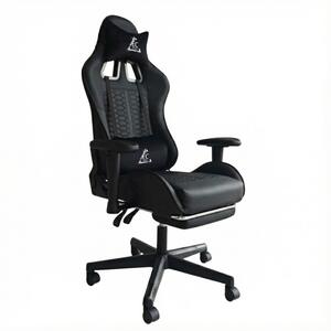 JAKS Gaming stol črni eko usnje EvoChair