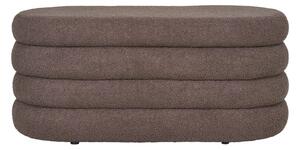 Rjava klop iz tkanine bouclé Dartford – House Nordic