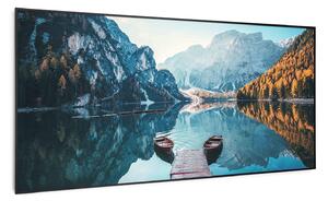 Klarstein Wonderwall Air Art Smart, infrardeči grelec, vodoravno morje, 120 x 60 cm, 700 W