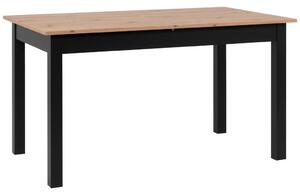 P & B Raztegljiva Jedilna Miza Coburg, Črna, 140-180x80cm