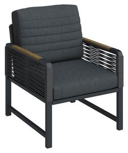 LOUNGE NASLANJAČ tkanina aluminij