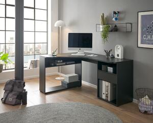 MID.YOU Gaming Miza Bc 3155, Črna, 110-150x50cm