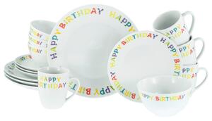 Creatable Kombinirani Servis Happy Birthday, 16-Delni