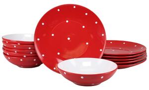 Creatable Jedilni Servis Polka Dots, 12-Delni