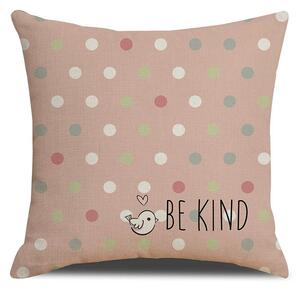 Prevleka za blazino BE KIND 45x45 cm, roza