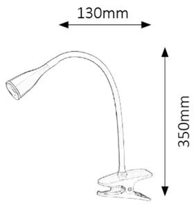 NAMIZNA SVETILKA JEFF LED 4,5/BELA/IP20/330lm RA4196