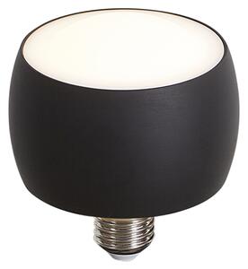 E27 LED okrasna žarnica črna 6W 370 lm 3000K