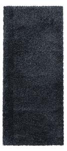 Antracitno siv tekač 80x250 cm Fluffy – Ayyildiz Carpets