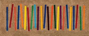 KUHINJSKI TEKAČ Mixed Stripes 80/200 cm potiskano večbarvno