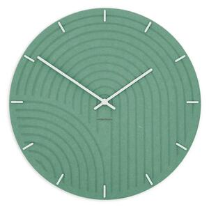 Stenska ura Luxhora Arcadia Mint Green 9 barv kazalcev