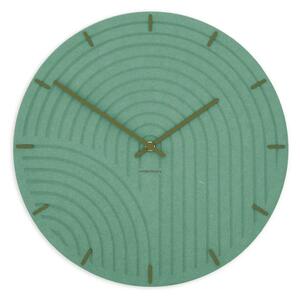 Stenska ura Luxhora Arcadia Mint Green 9 barv kazalcev
