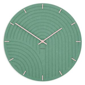 Stenska ura Luxhora Arcadia Mint Green 9 barv kazalcev
