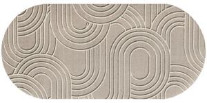 PREDPRAŽNIK Sand Twist 70/150 cm potiskano bež