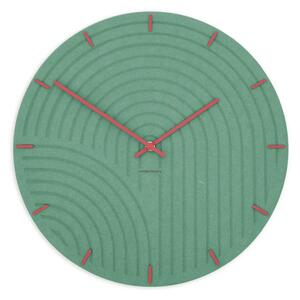 Stenska ura Luxhora Arcadia Mint Green 9 barv kazalcev