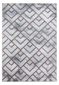 TKANA PREPROGA Naxos 3813 Bronze 140/200 cm tkano barve brona