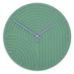 Stenska ura Luxhora Arcadia Mint Green 9 barv kazalcev