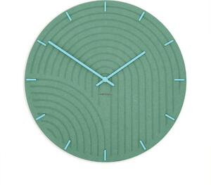 Stenska ura Luxhora Arcadia Mint Green 9 barv kazalcev