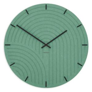 Stenska ura Luxhora Arcadia Mint Green 9 barv kazalcev