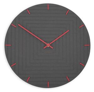 Stenska ura Luxhora Arcantra Black 9 barv kazalcev