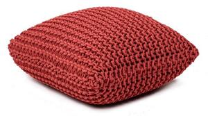 Rdeč pleten tabure Knit – Bonami Essentials
