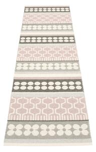 Svetlo rožnat/siv zunanji in notranji tekač 70x270 cm Asta Pale Rose – Pappelina