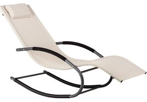 Vrtni ležalnik s funkcijo zibanja