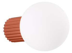 Oranžna stenska svetilka ø 12 cm Orbital – Sollux