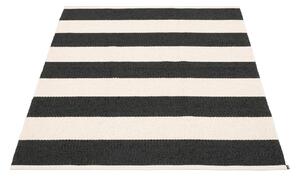 Črno-bela notranja in zunanja preproga 140x180 cm Bob Black Vanilla – Pappelina