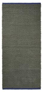 Temno zelen tekač iz jute 70x150 cm Notes – Mette Ditmer Denmark