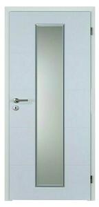 Doornite Sobna vrata s steklom Quadro (848 x 2.000 mm, Smer odpiranja: Desno, Bela, Satje, Lakirana površina)