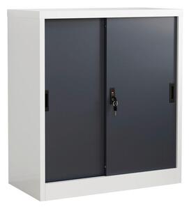 ARHIVSKA OMARA antracit, bela