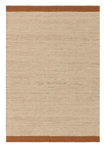 Kremno bela/v barvi terakote ročno tkana volnena preproga 120x170 cm Lima Rust – Asiatic Carpets