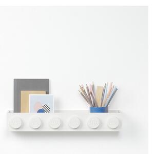 Otroška bela stenska polica LEGO® Sleek