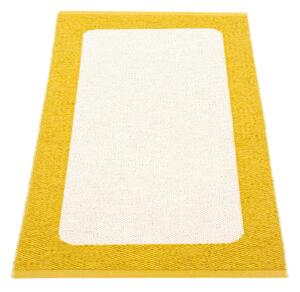 Gorčično rumena/kremno bela notranja in zunanja preproga 70x120 cm Ilda Mustard – Pappelina