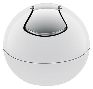 Bel plastičen koš za smeti 1 l Bowl – Spirella