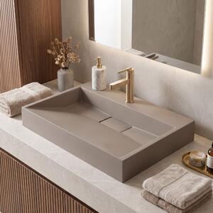 Konglomeratni umivalnik Rea GOYA 70CM Taupe