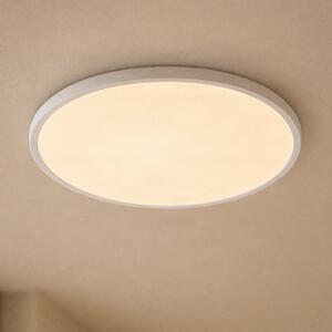 Nordlux LED-stropna svetilka Oja Smart, bela, Ø 60 cm, zatemnjen, Bela, Kuhinja, Plastika
