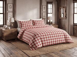 Posteljnina iz mikrovlaken TARTAN SRCE barvna Dimenzije posteljnine: 70 x 90 cm | 140 x 200 cm