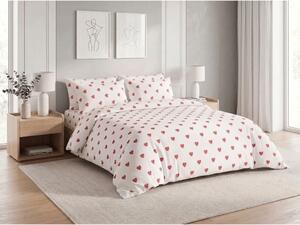 Bombažna posteljnina HEART CHARM bela, 100% bombaž Dimenzije posteljnine: 70 x 90 cm | 140 x 200 cm