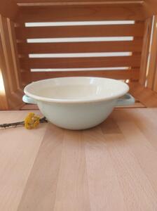 Emajlirana kmečka skleda premera 22 cm