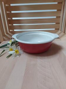 Kmečka skleda rdeča 18cm