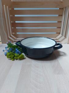 Emajlirana kmečka skleda premera 18cm