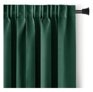 Temno zelena zavesa za delno zatemnitev 140x245 cm Kierra – Restilo