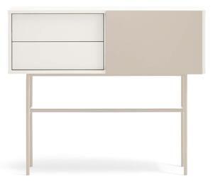 Bež-kremno bela stranska mizica 35x110 cm Nube – Teulat